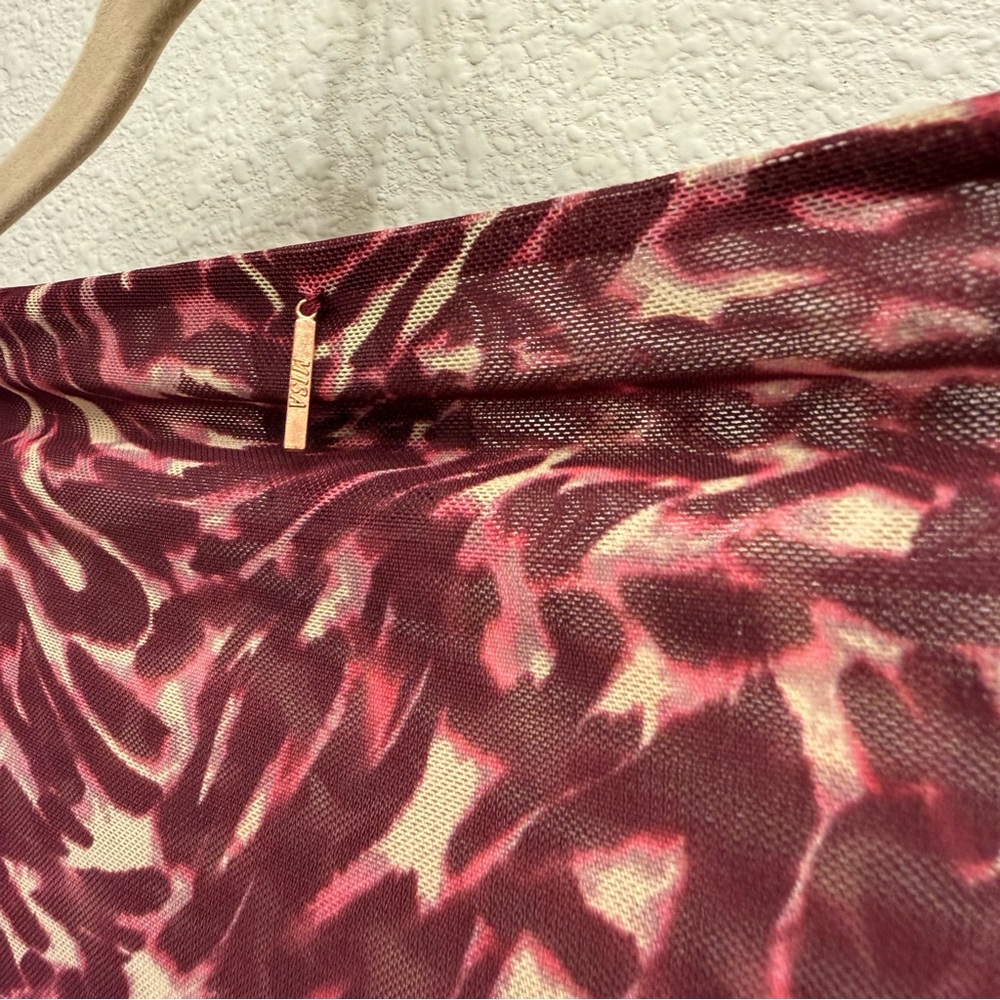 Misa Los Angeles Fuchsia Long Sleeve Dress - Picture 7 of 10